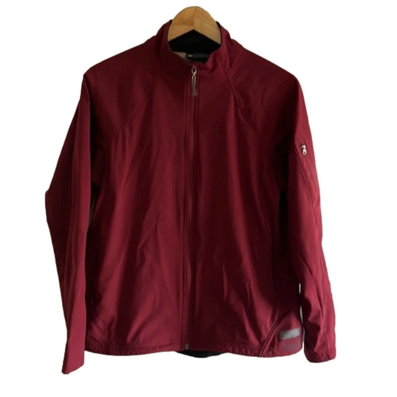 REI | Women’s active maroon zip up - Picture 1 of 8